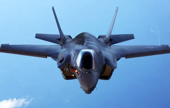 Картинка истребитель, бомбардировщик, F-35B, Lockheed Martin