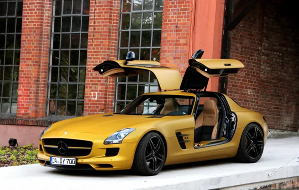 Gold, sls, amg