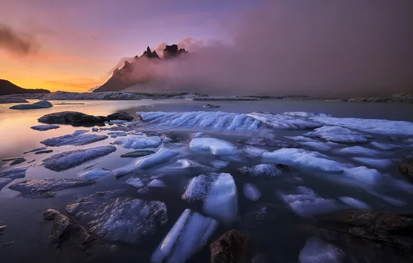Море, берег, лёд