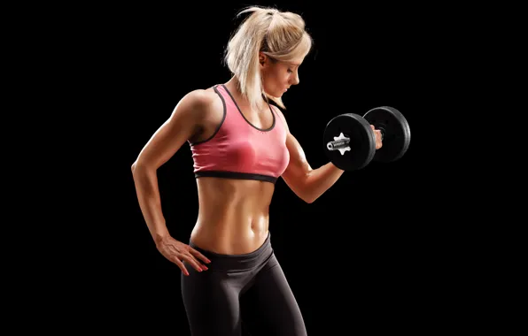 Картинка muscle, fitness, gym, dumbbell