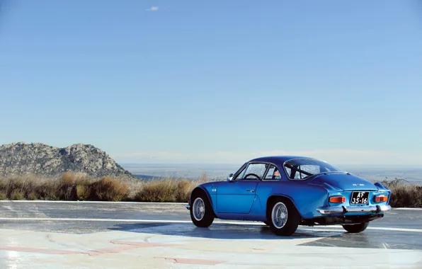 Картинка Renault, 1973, Alpine, rear view, Renault Alpine A110 1600S