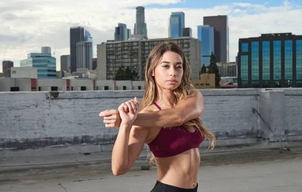 Female, workout, fitenss
