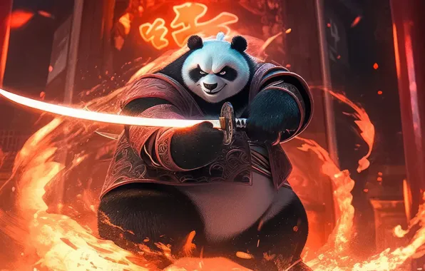 Soul, samurai, kung-fu, panda