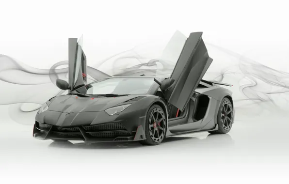 Roadster, Lamborghini, суперкар, Aventador, Mansory, 2019, Carbonado Evo