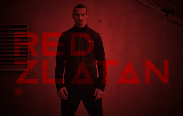 Manchester United, Манчестер Юнайтед, Златан Ибрагимович, Zlatan Ibrahimovic, RED ZLATAN