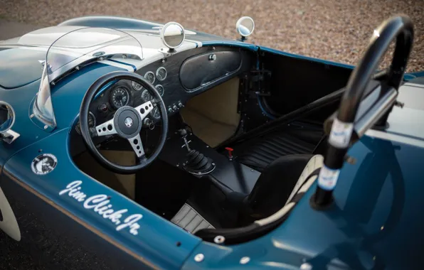 Картинка Shelby, Cobra, steering wheel, dashboard, Shelby Cobra 289