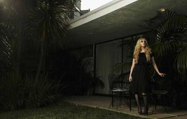 Платье, черное, Avril, Lavigne