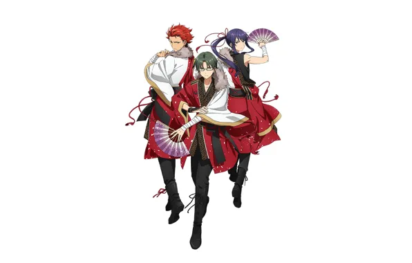 Akatsuki, Ensemble Stars!, Official Art, Kanzaki Souma, david production, Hasumi Keito, Kiryuu Kuro