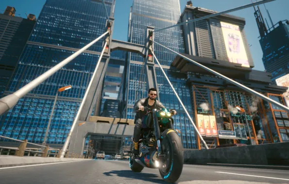 Мотоциклы, мотоцикл, Cyberpunk 2077, Киберпанк, Cyberpunk