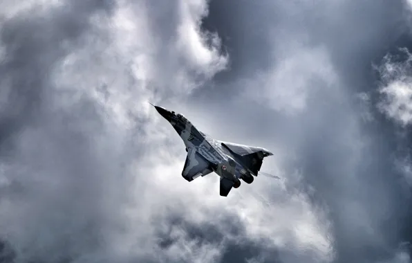 Небо, истребитель, многоцелевой, MiG-29, МиГ-29