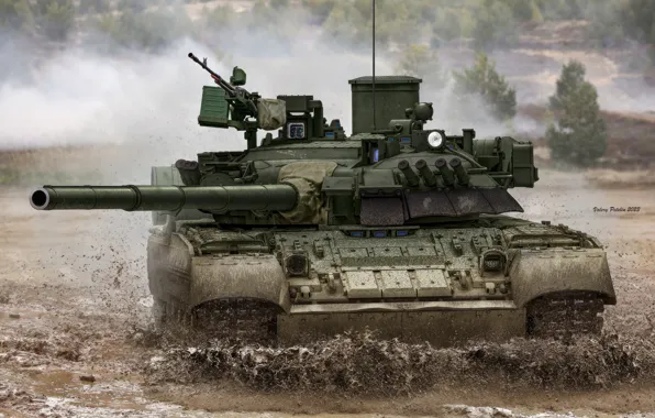 Танк, СССР, ОБТ, Т-80У, Валерий Петелин