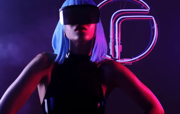 Неон, макияж, блондинка, fashion, neon, blonde, makeup, модница