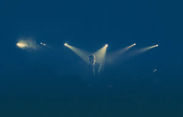 Lights, singer, stage