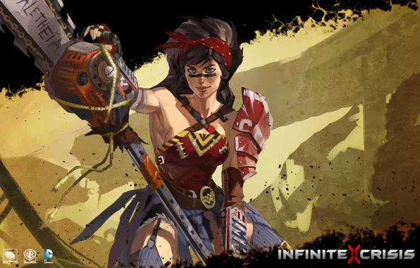 Mmorpg, DC comics, Warner Games, Wonder Women, infinite crisis, Atomic Wonder Woman