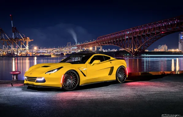 Corvette, Yellow, Chevroet, ZL-1