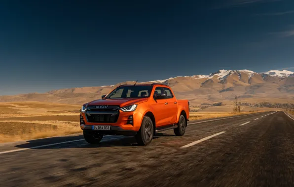 Road, mountain, Isızu D-Max