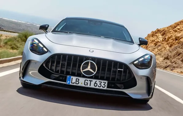 Картинка Mercedes, вид спереди, AMG, Mercedes-AMG GT, 2023