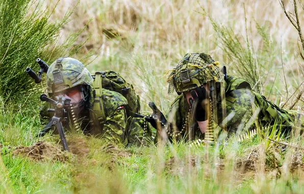 Оружие, солдаты, Canadian Army