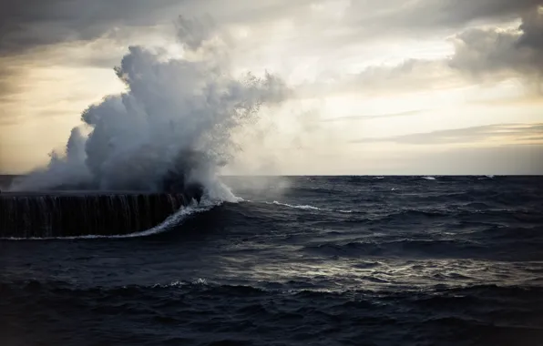 Waves, sea, splash