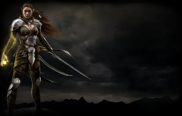 Эльфийка, Steam, Фон профиля, TESO