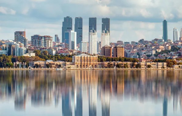 Картинка house, landscape, horizon, istanbul, landmarks, horizontal