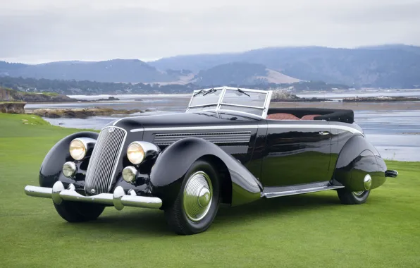 Кабриолет, Classic, Lancia, Хром, Classic car, 1936, Lancia Astura Cabriolet "Tipo Bocca"