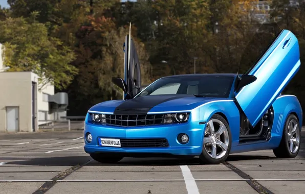 Картинка Camaro, butterfly, Tuning Car