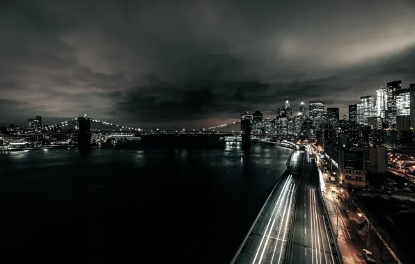 USA, New York City, Franklin D. Roosevelt East River Drive