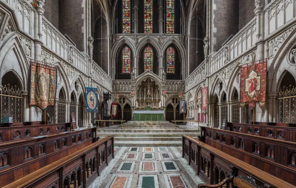 London, UK, Diliff, St Augustine's Church, Kilburn Interior