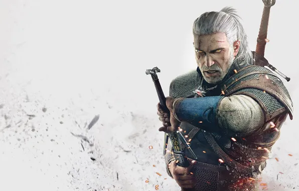 Меч, мужчина, ведьмак, The Witcher 3: Wild Hunt, Ведьмак 3: Дикая Охота