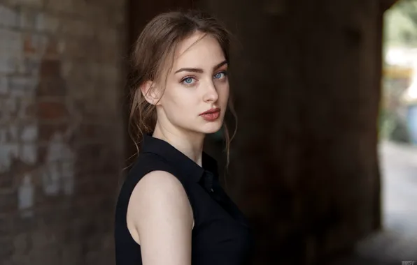 Девушка, Фото, Взгляд, Модель, Губы, Girl, Волосы, Шатенка