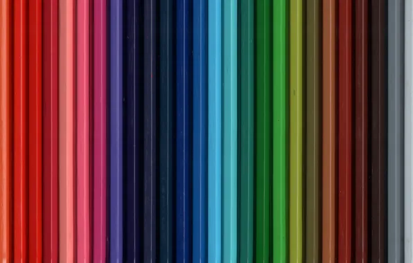 Картинка фон, карандаши, разноцветные