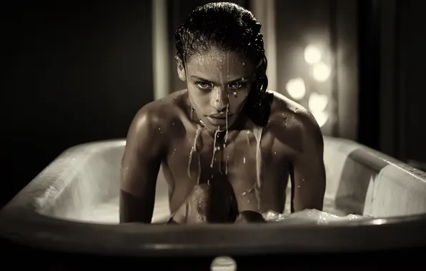 Девушка, ванна, Actress, KANDYSE McCLURE