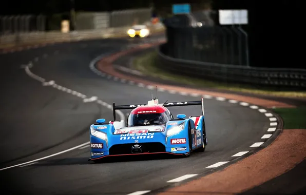 Картинка Размытие, WEC, Nissan GT-R LM Nismo, 24H Le Mans