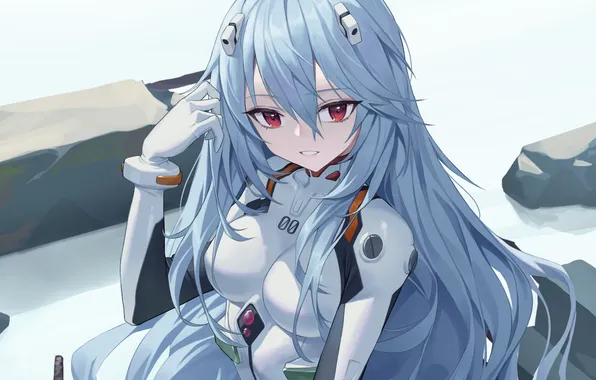 Девушка, комбинезон, Neon Genesis Evangelion, Evangelion