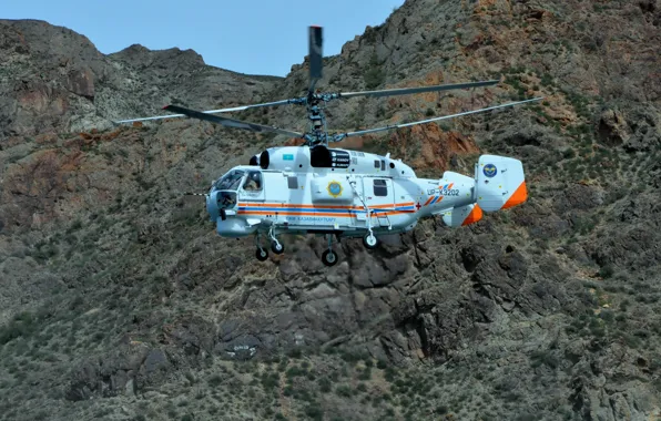 Горы, Вертолет, Ка-32