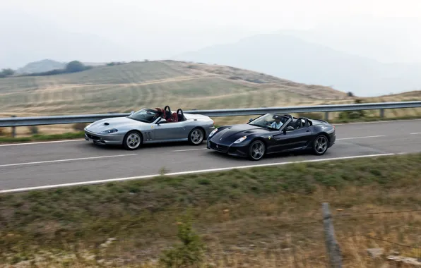 Ferrari, drive, Ferrari SA Aperta, Ferrari 550 Barchetta Pininfarina