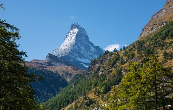 Картинка горы, Швейцария, Альпы, Matterhorn