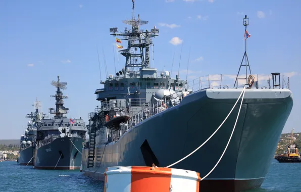 Парад, боевые корабли, севастополь
