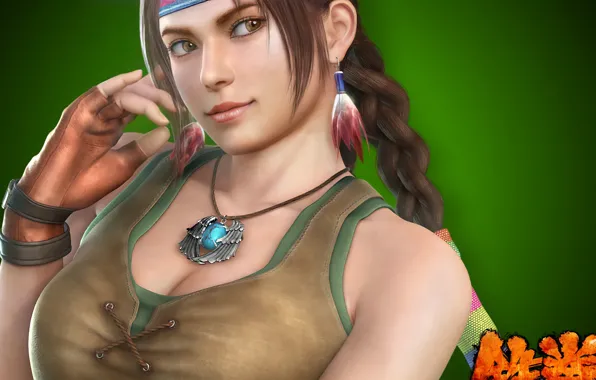 Girl, fighter, Julia, brunette, pose, Tekken, Julia Chang, charliehgl