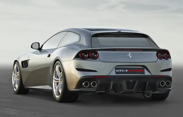 Картинка ferrari, феррари, задок, gtc, lusso