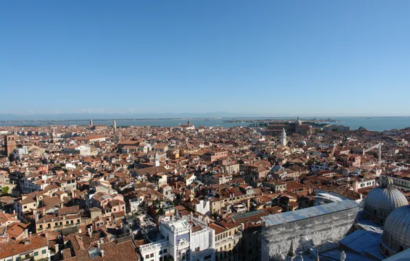 Здания, Италия, панорама, Венеция, Italy, panorama, Venice, Italia