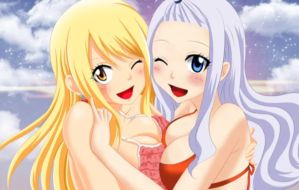 Boobs, big, breast, anime, Lucy, tits, large, giant