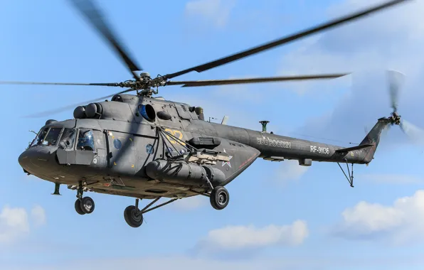 Картинка авиация, вертолет, лопасти, Mi-8AMT