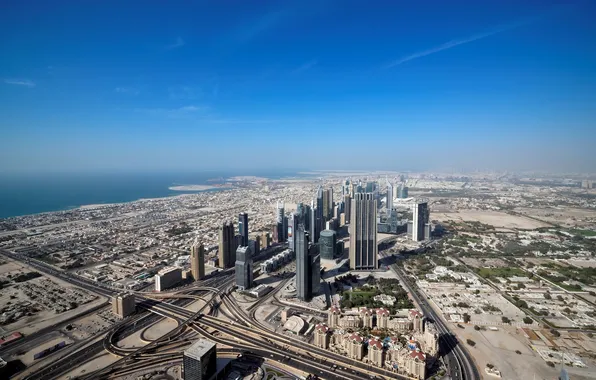 Картинка город, Dubai, Burj Khalifa