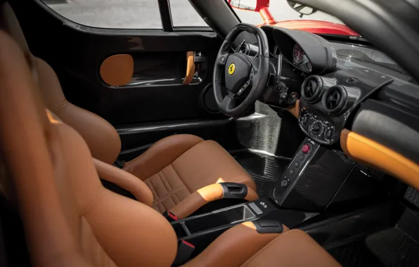 Картинка Ferrari, Ferrari Enzo, Enzo, car interior