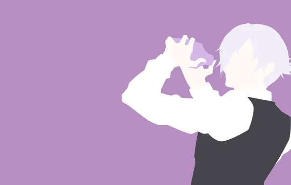 Минимализм, парень, бармен, Death Parade, Парад смерти, Деким