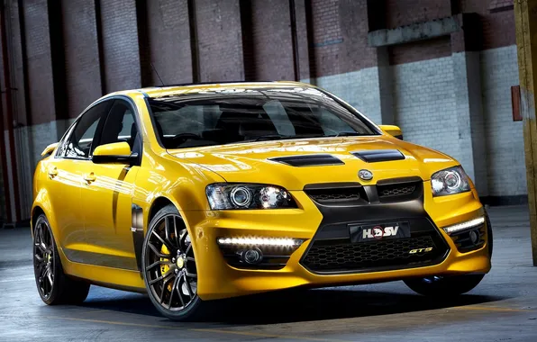 Машина, Желтая, Car, 2012, Автомобиль, Wallpapers, Yellow, GTS
