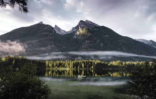 Germany, Bavaria, Hintersee