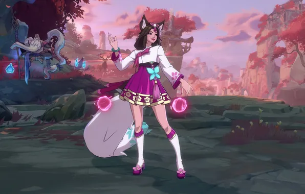 Картинка ahri, skin, dynasty, 2xko
